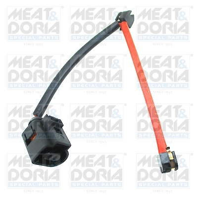 Warning Contact, brake pad wear